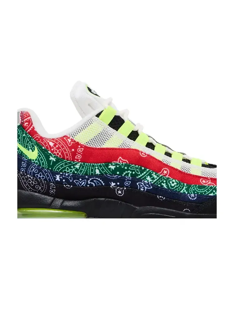 Nike Air Max 95 OG 'Big Bubble - Paisley Neon' — изображение 2 из 10, черный