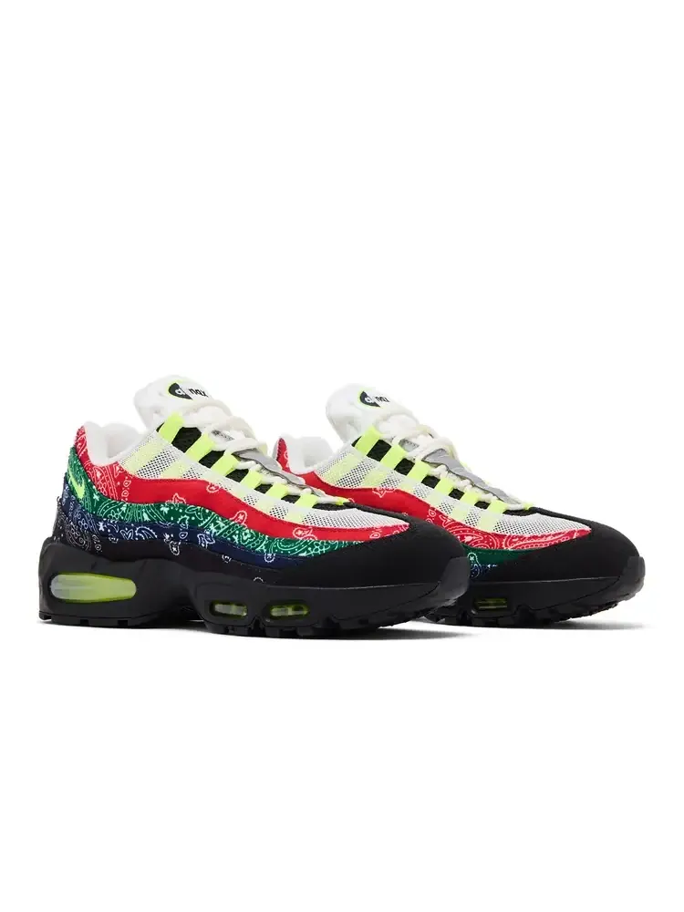 Nike Air Max 95 OG 'Big Bubble - Paisley Neon' — изображение 8 из 10, черный