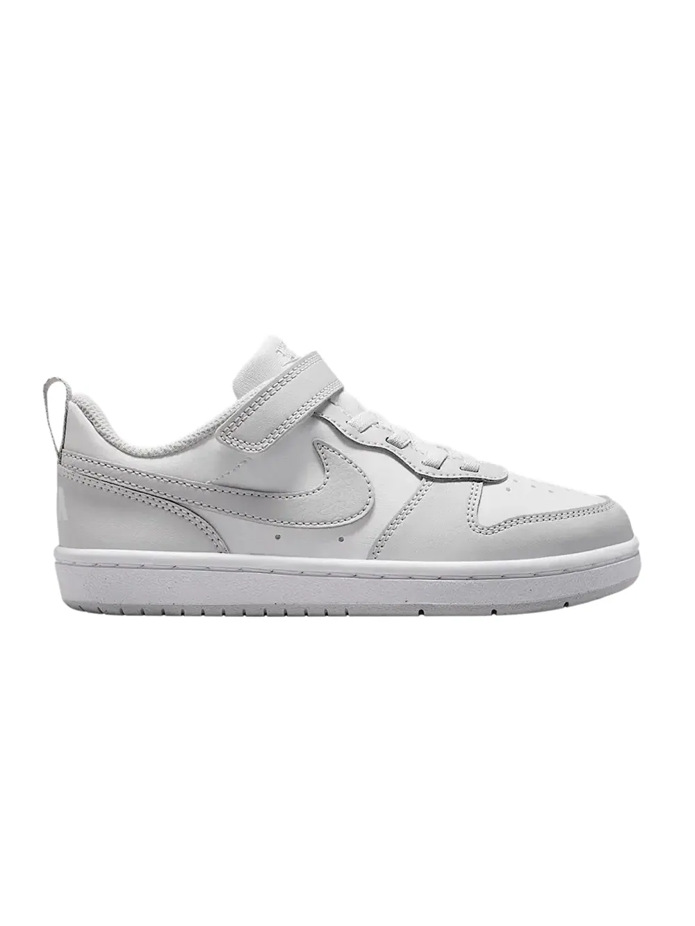 Кроссовки Nike Court Borough Low PS — изображение 1 из 1, белый/белый/серый