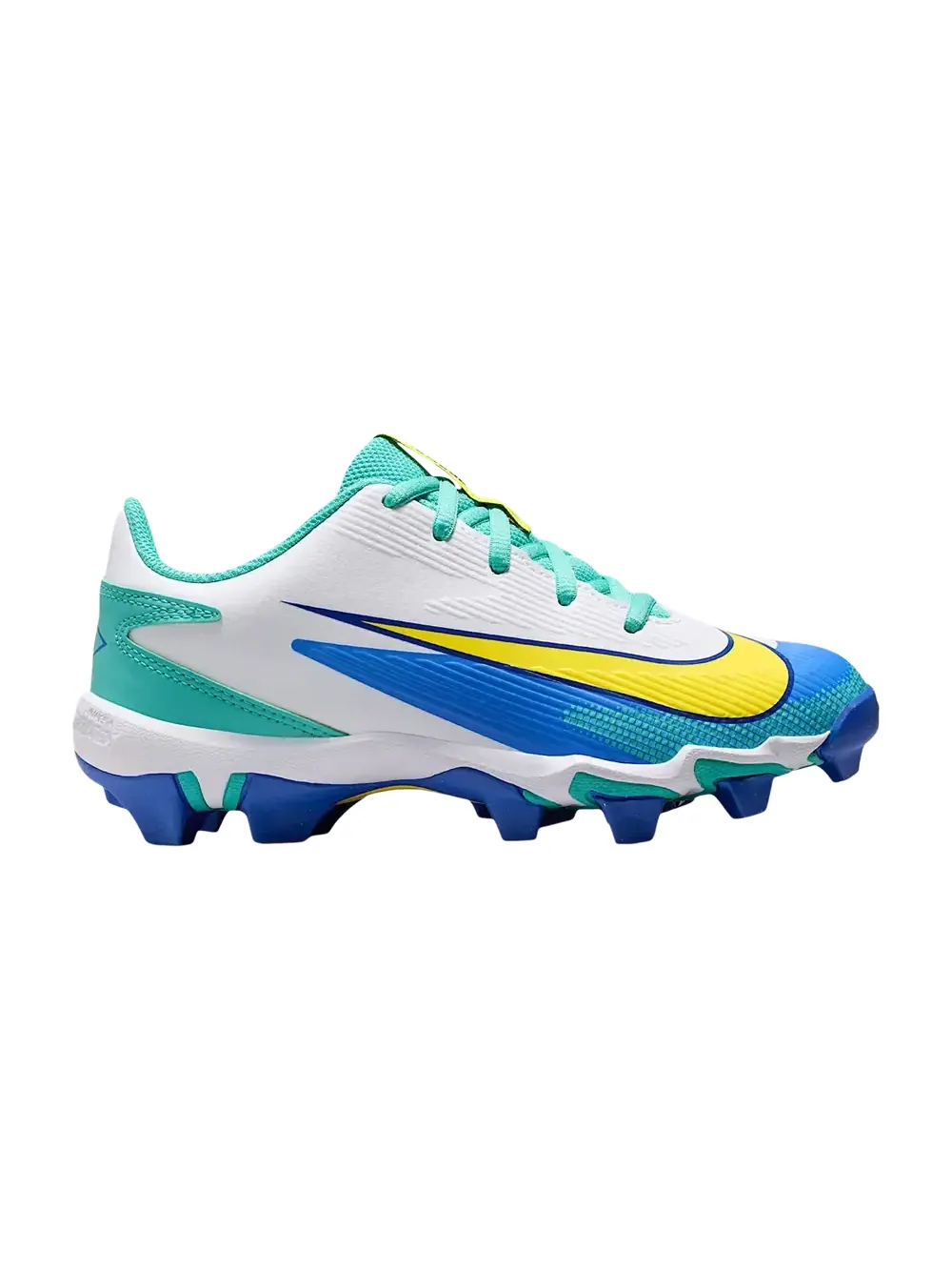 Кроссовки Nike Diamond Clutch GS — изображение 1 из 1, светлый синий//желтый