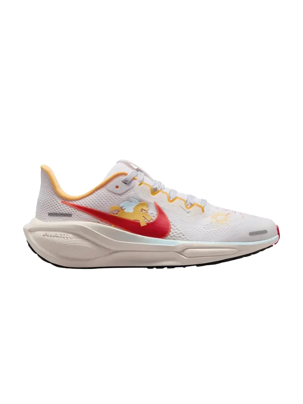 Кроссовки Nike Air Zoom Pegasus 41 GS — изображение 1 из 1, белый/красный