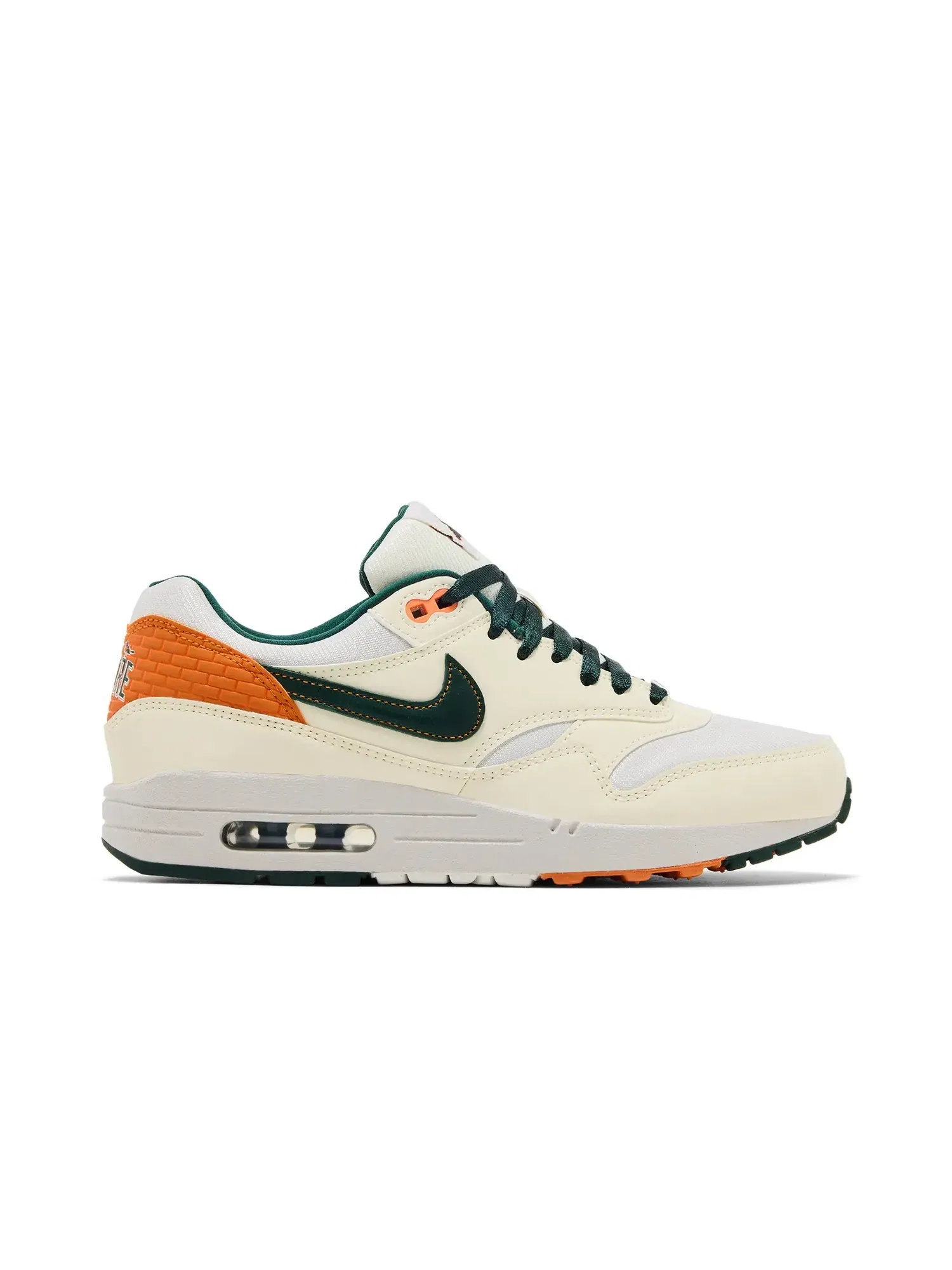 Кроссовки Nike Air Max 1 City Connect — изображение 1 из 8, зеленый-оранжевый