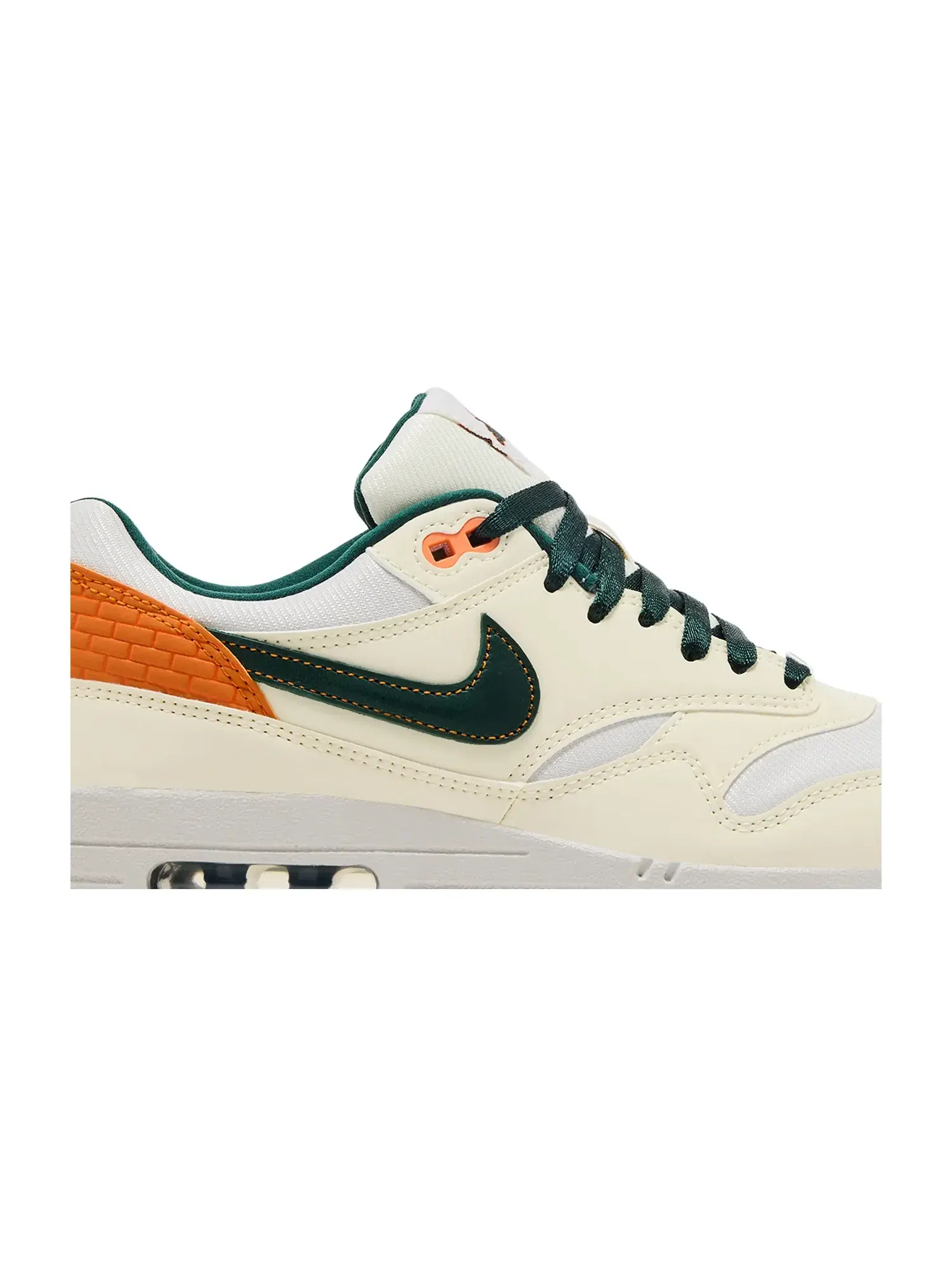 Кроссовки Nike Air Max 1 City Connect — изображение 2 из 8, зеленый-оранжевый