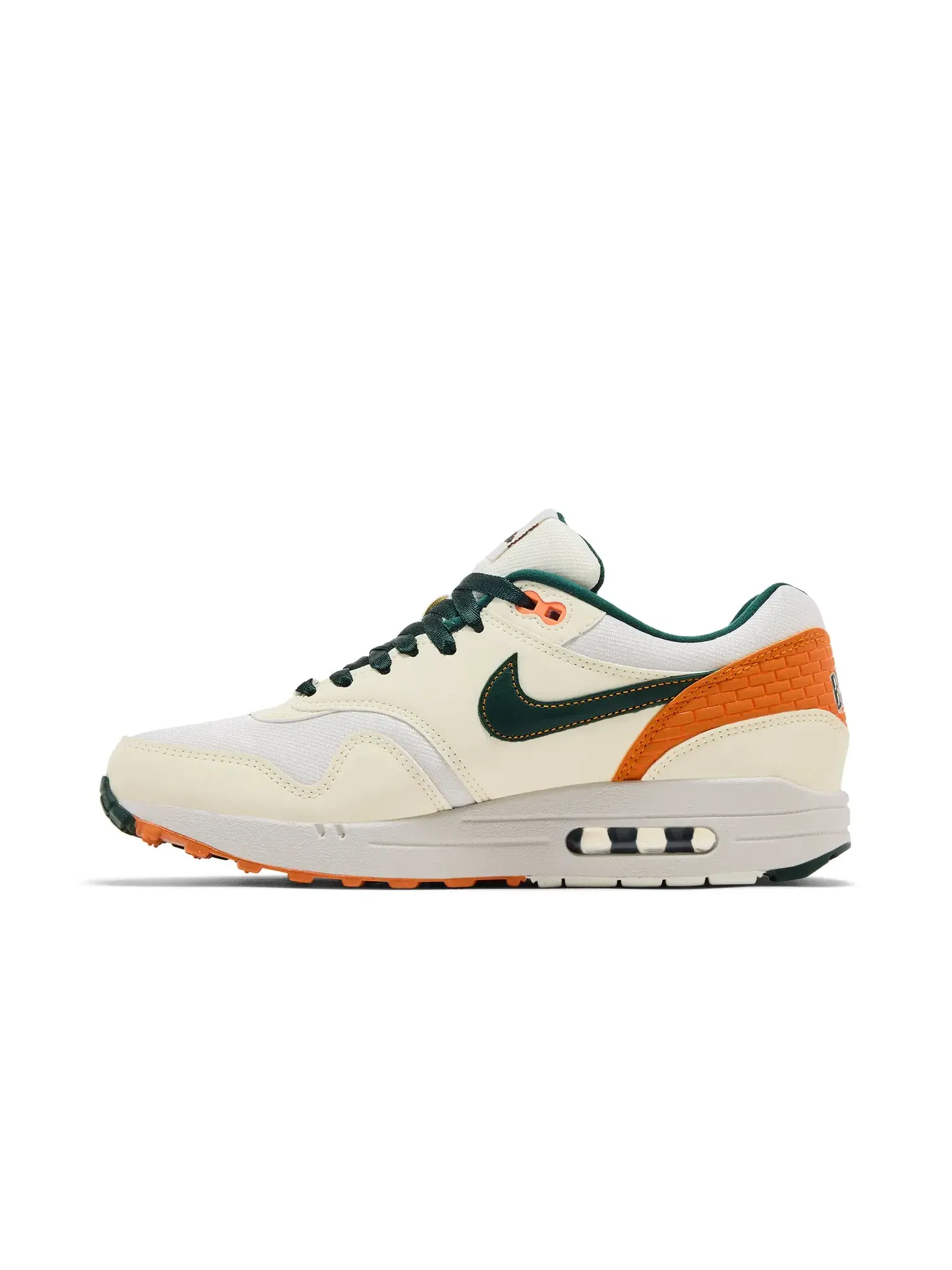 Кроссовки Nike Air Max 1 City Connect — изображение 3 из 8, зеленый-оранжевый