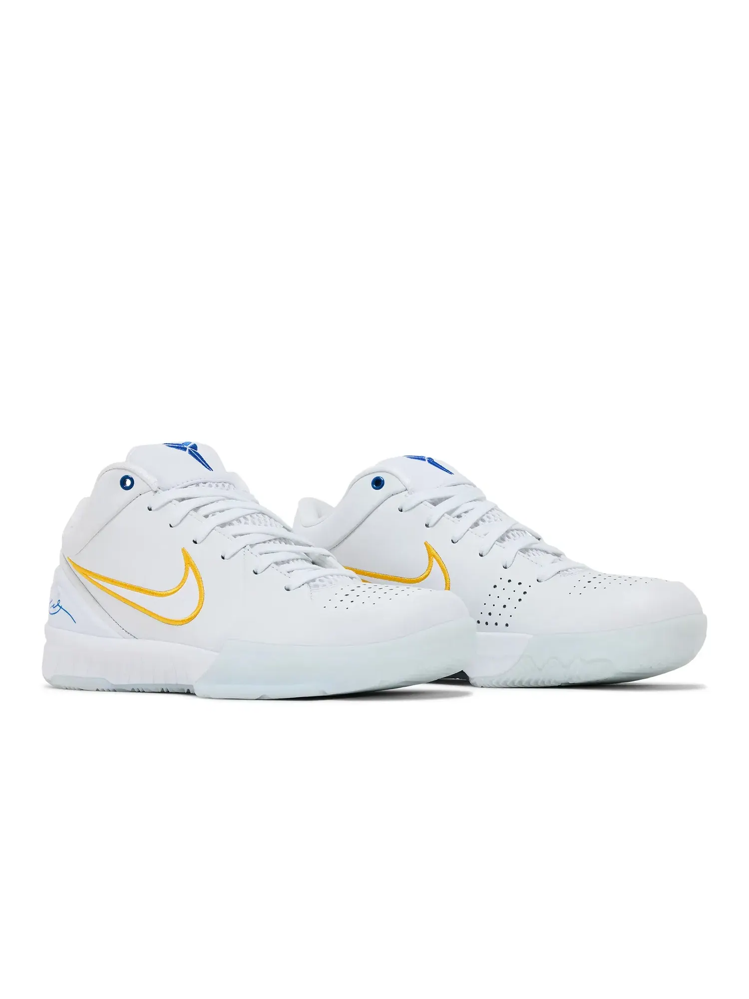 Кроссовки Nike Zoom Kobe 4 Protro GS — изображение 8 из 8, белый/синий