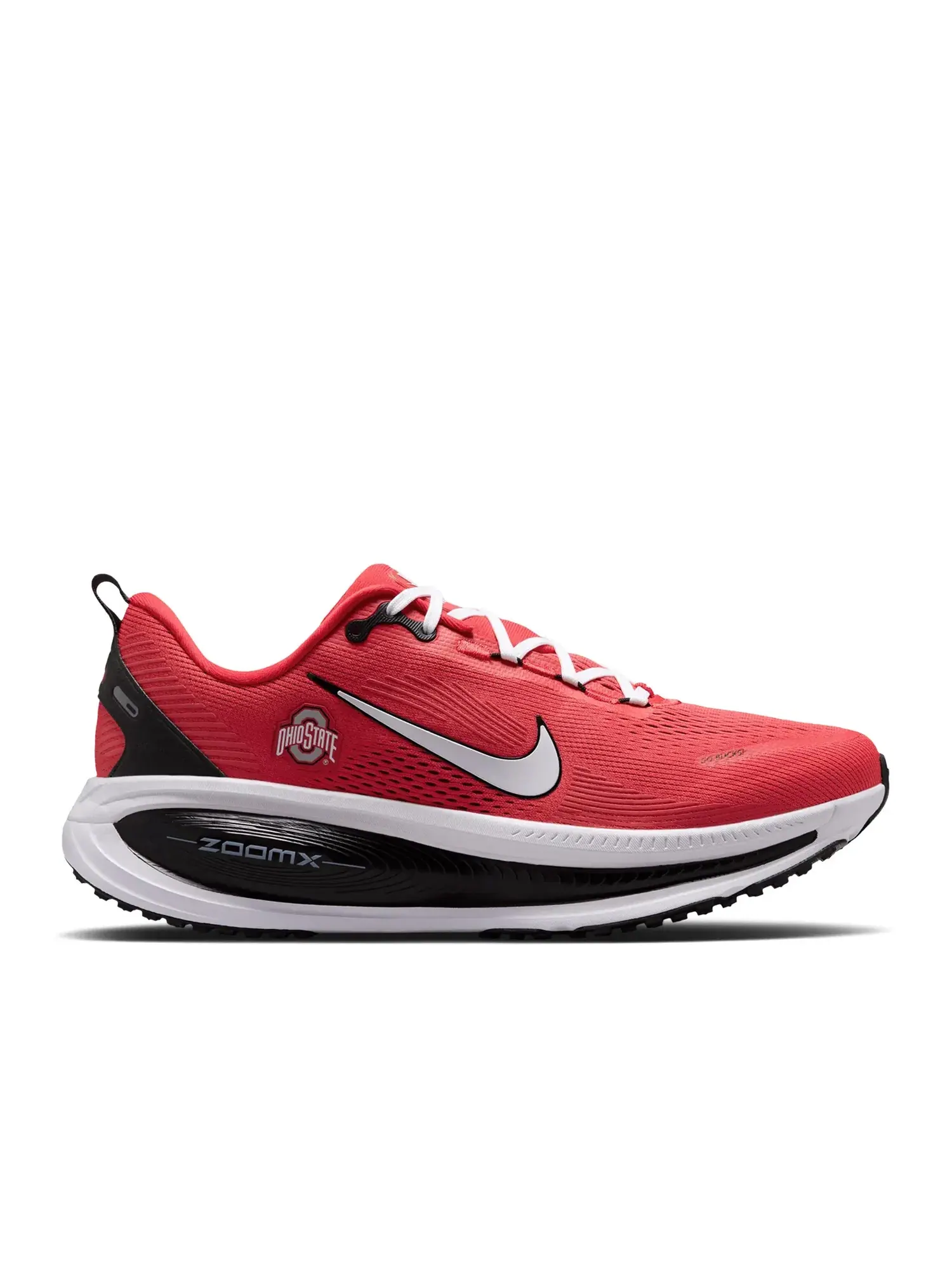 Кроссовки NCAA x Nike Vomero 18 "Ohio State" — изображение 1 из 1, красный/черный-белый
