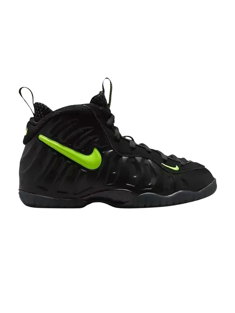 Кроссовки баскетбольные Nike Little Posite Pro PS Voltage 2026 — изображение 1 из 1, черный желтый