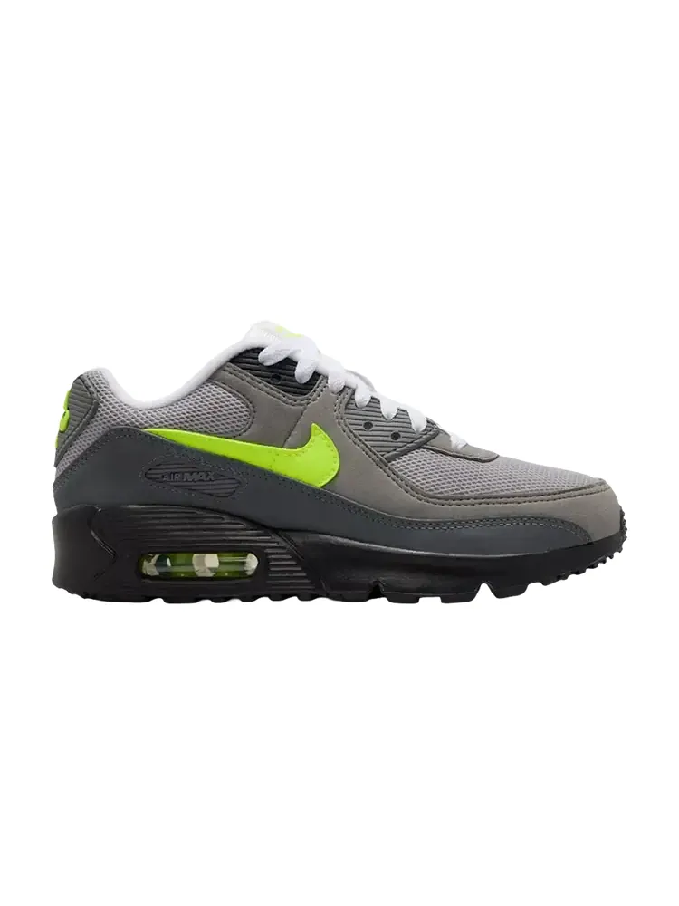 Кроссовки Nike Air Max 90 GS 'Black Anthracite Neon Yellow' — изображение 1 из 1, черный