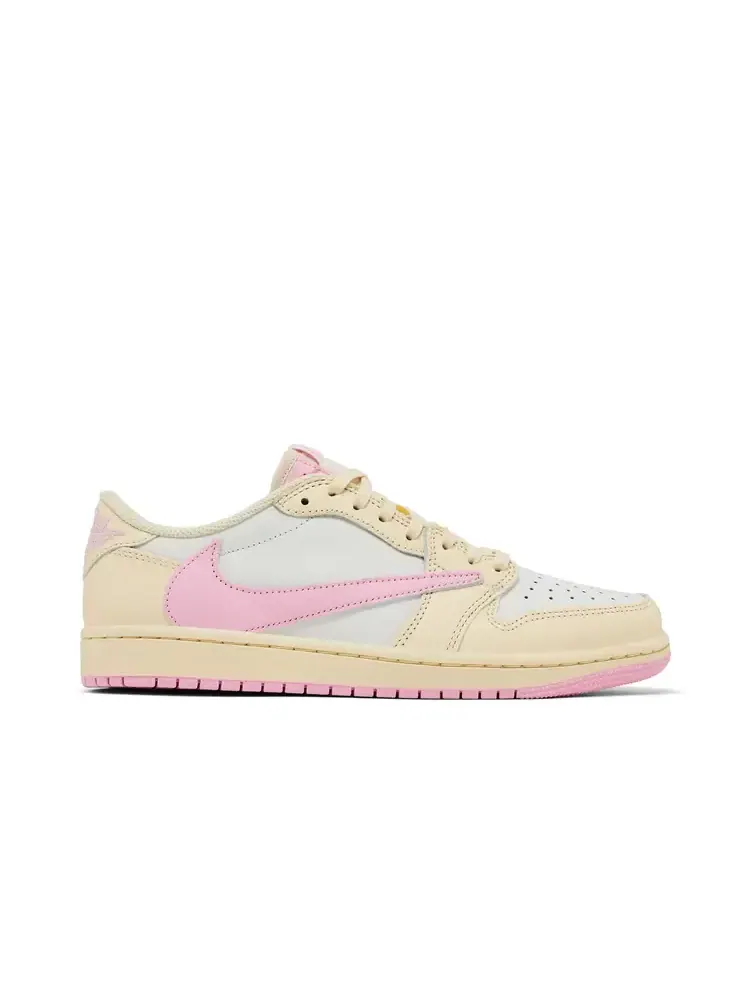 Кроссовки Travis Scott x Air Jordan 1 Retro Low OG — изображение 1 из 10, розовый