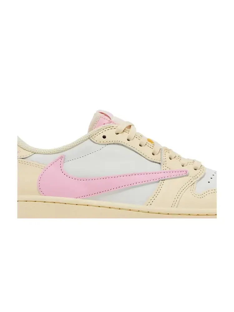 Кроссовки Travis Scott x Air Jordan 1 Retro Low OG — изображение 2 из 10, розовый