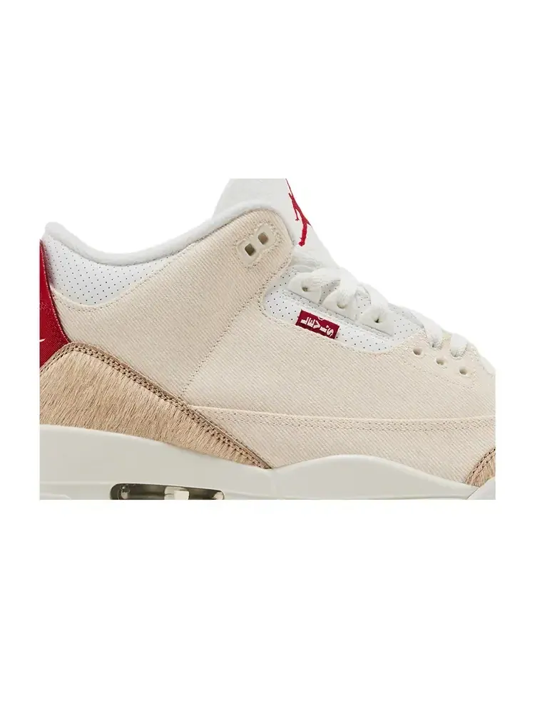 Levi's x Air Jordan 3 Retro 'Lunar New Year' — изображение 2 из 11, бежевый