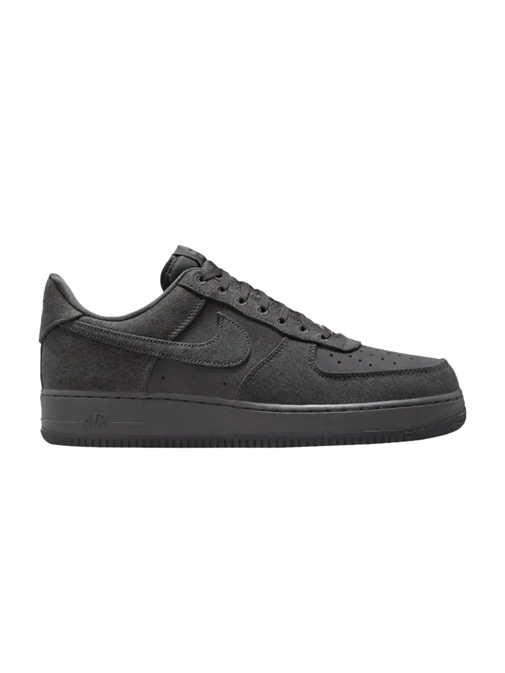 Кроссовки Nike Air Force 1 Low Denim Anthracite — изображение 1 из 1, металлик серебристый