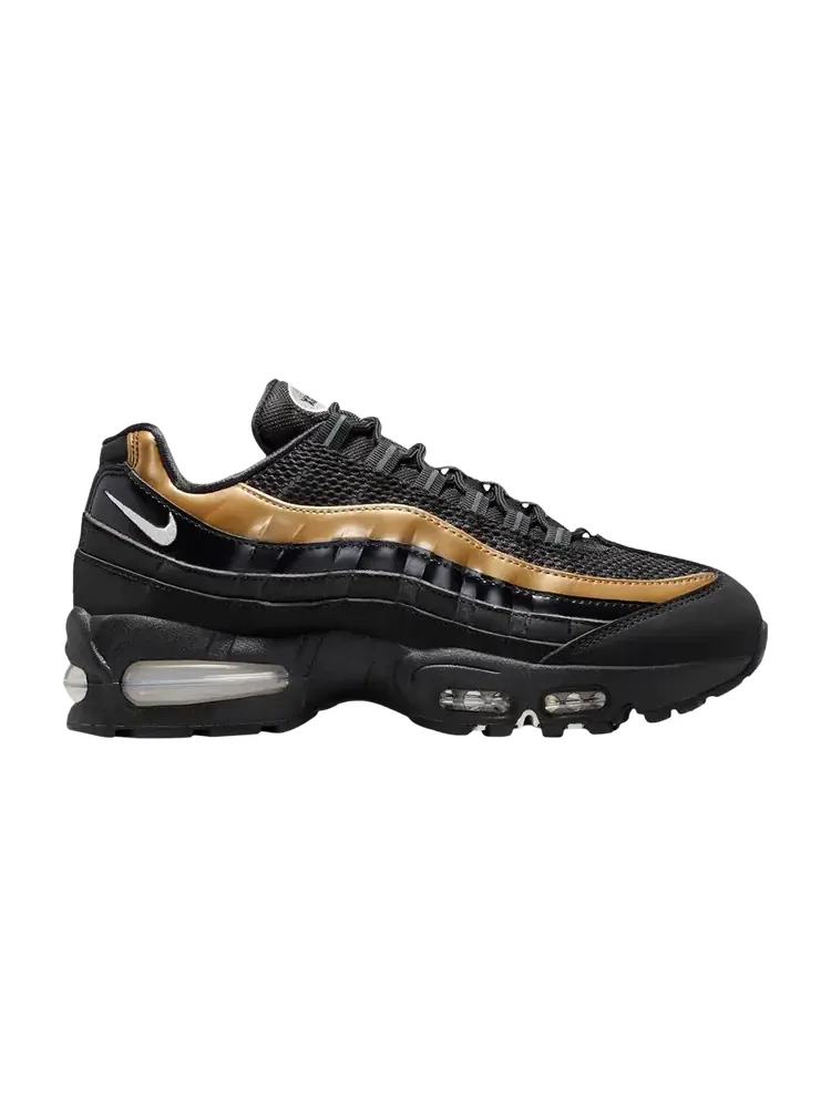 Кроссовки Nike Wmns Air Max 95 SE 'Big Bubble - Black Metallic Gold' — изображение 1 из 1, золото