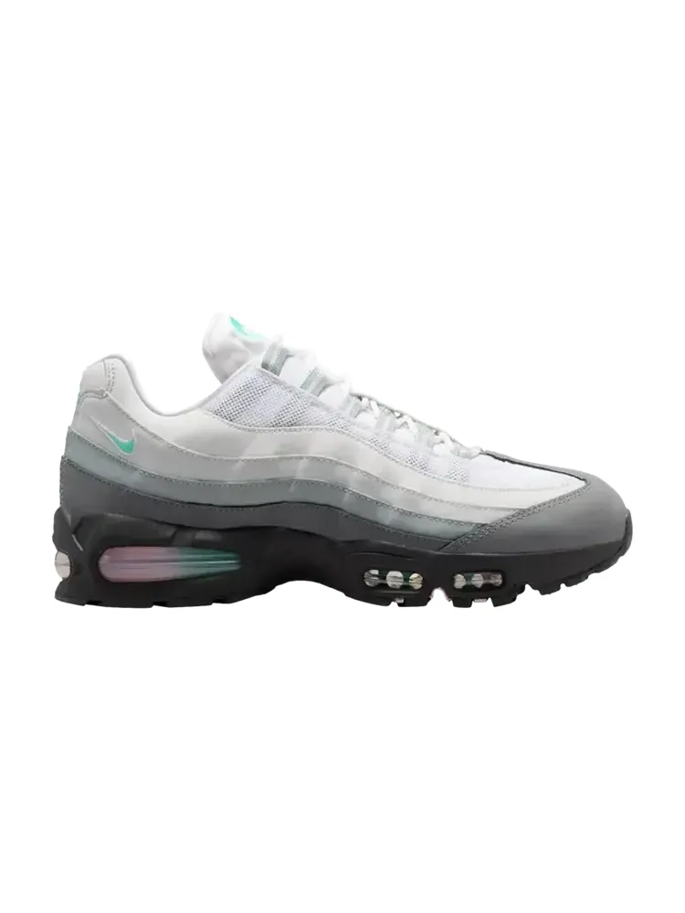 Кроссовки Nike Air Max 95 'Big Bubble - White Hyper Turquoise' — изображение 1 из 1, белый