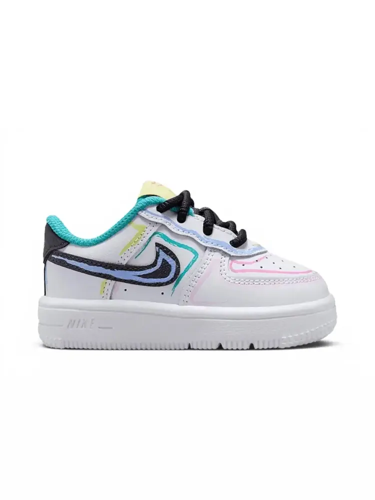 Кроссовки Nike Force 1 TD — изображение 1 из 1, белый розовый