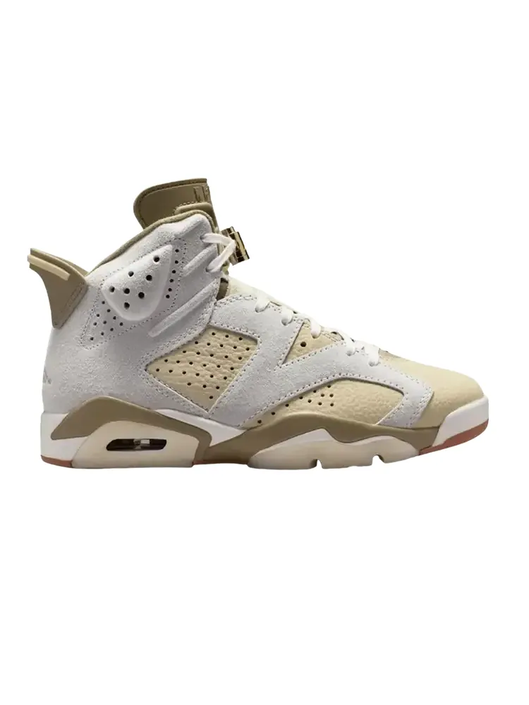 Женские кроссовки Air Jordan 6 Retro Low 'Sail Neutral Olive' — изображение 1 из 1, бежевый