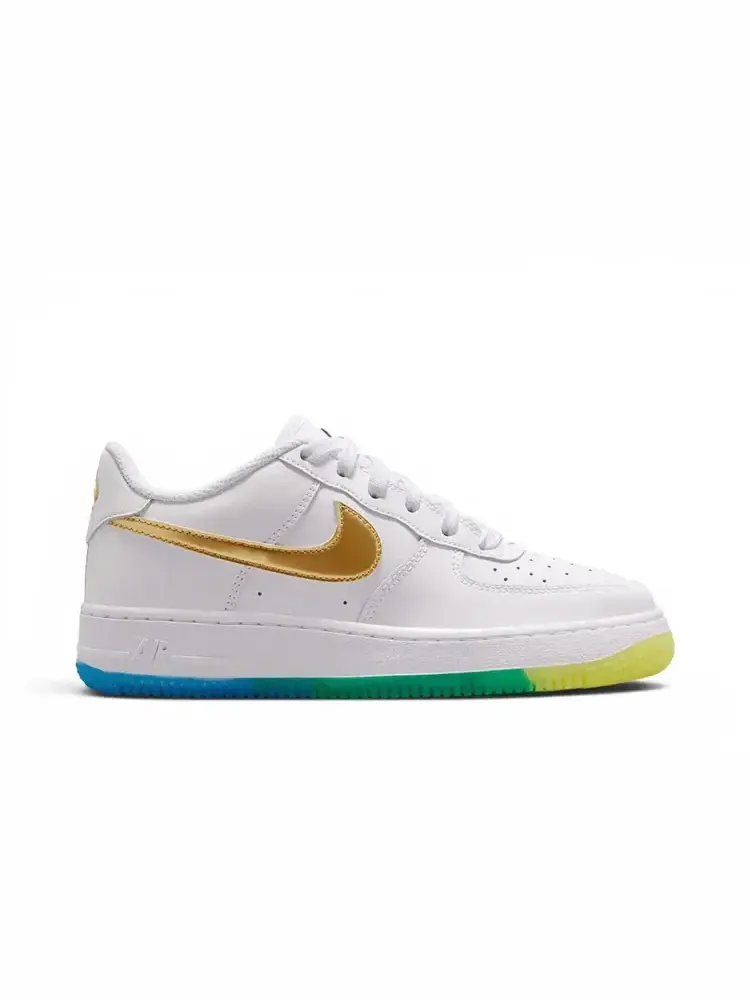 Кроссовки Nike Air Force 1 GS — изображение 1 из 1, белый желтый