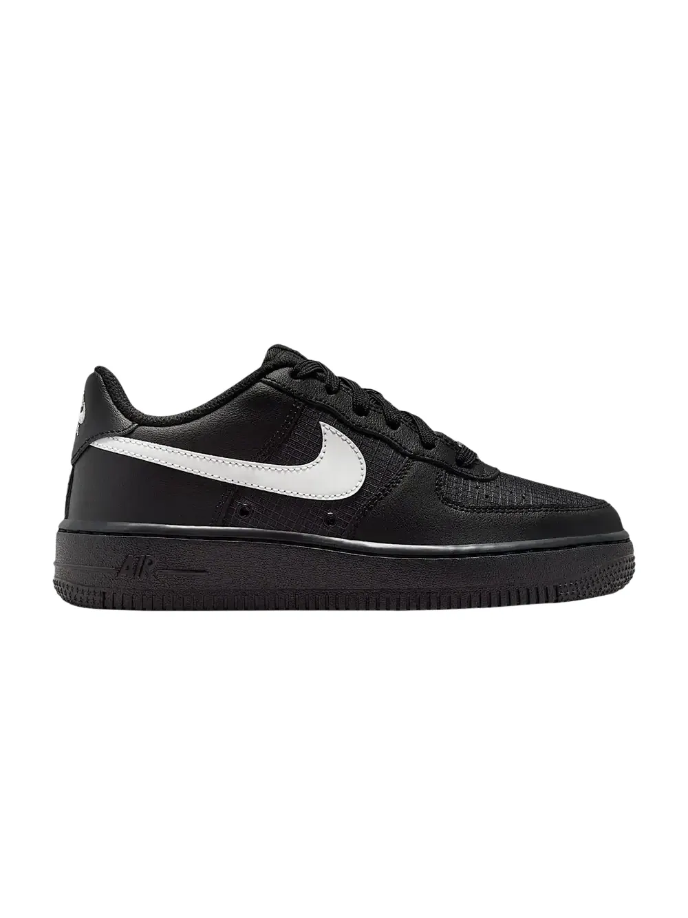 Кроссовки Nike Air Force 1 Tech GS — изображение 1 из 1, черный/черный/белый