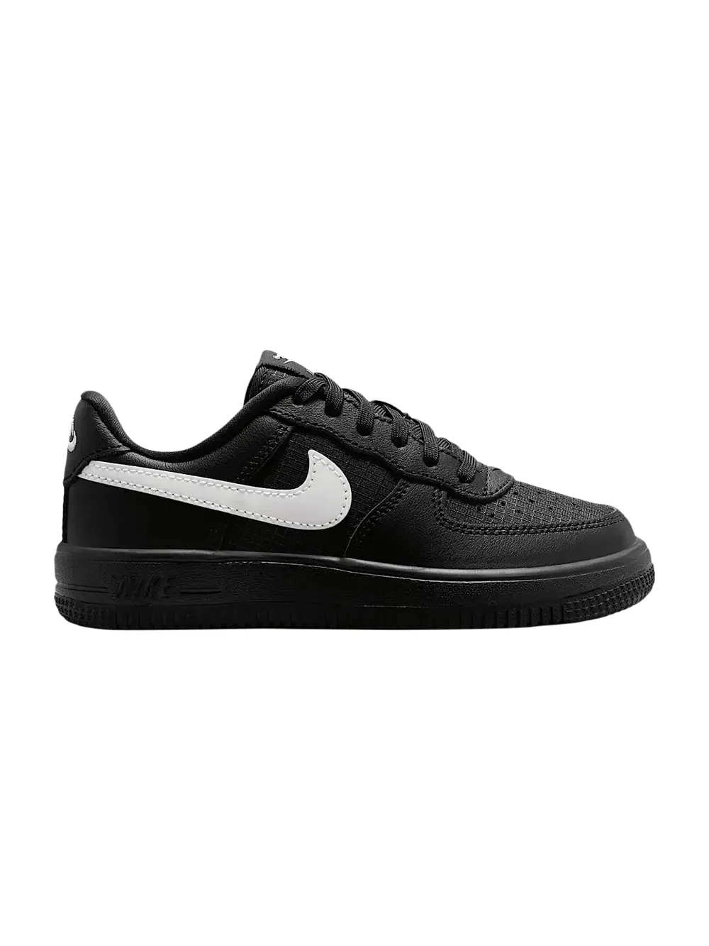Кроссовки Nike Force 1 Low Tech PS — изображение 1 из 1, черный/черный/белый