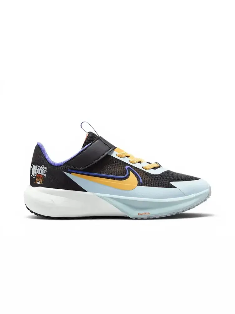 Кроссовки баскетбольные Nike Sonic Fly PS — изображение 1 из 1, черный белый синий