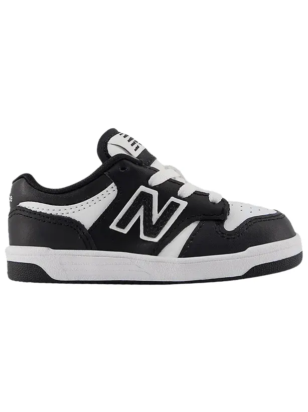 Кроссовки New Balance 480 Toddler 'Black White' — изображение 1 из 1, белый