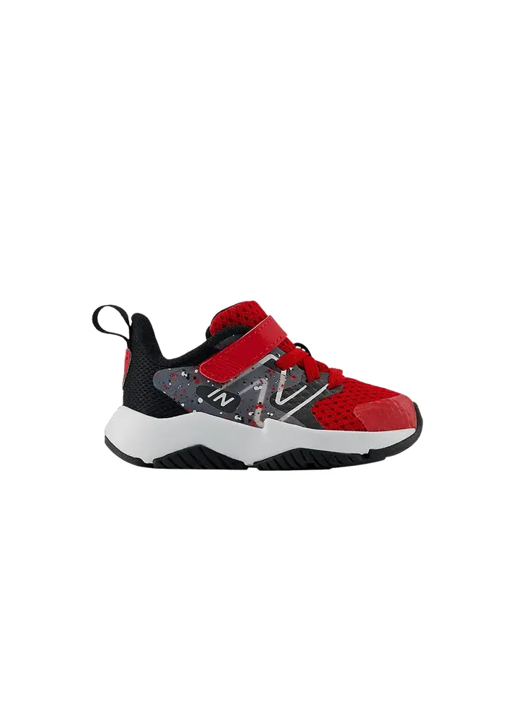 Кроссовки New Balance Rave Run v2 Bungee Lace Top Strap Toddler 'Team Red Black Cement' — изображение 1 из 1