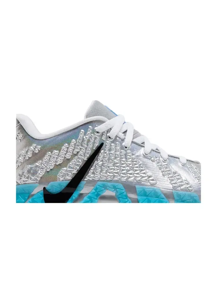 Кроссовки Jurassic Park x Nike Ja 3 — изображение 2 из 8, металлик серебристый
