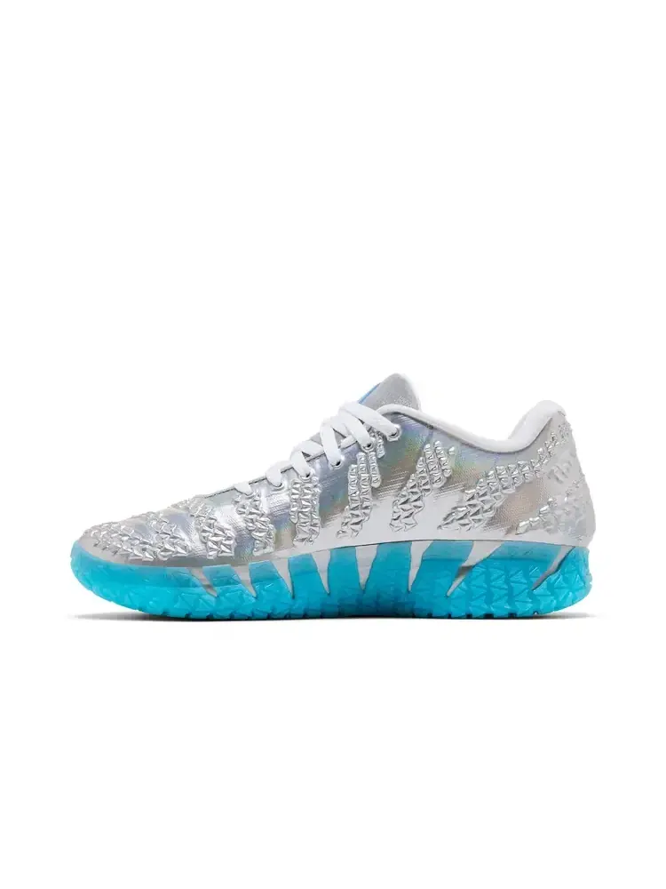 Кроссовки Jurassic Park x Nike Ja 3 — изображение 3 из 8, металлик серебристый