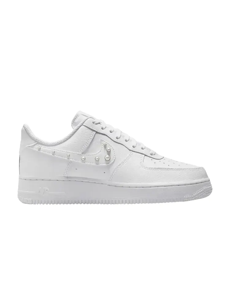 Кроссовки Nike Wmns Air Force 1 Low '07 'White Pearl Swoosh' — изображение 1 из 1, белый