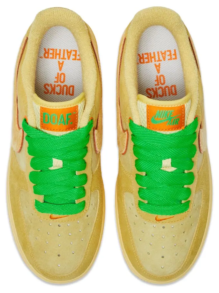 Кроссовки Nike Air Force 1 DOAF Oregon PE — изображение 9 из 12, желтый