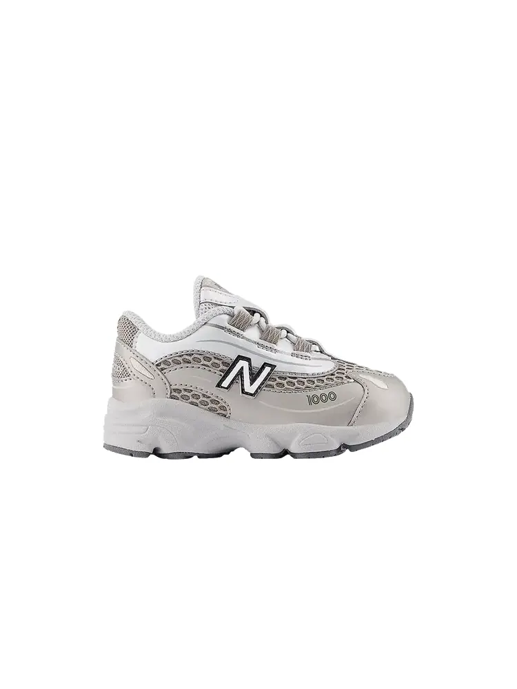 Кроссовки New Balance 1000 Bungee Lace Toddler, Arid Stone — изображение 1 из 1, серый