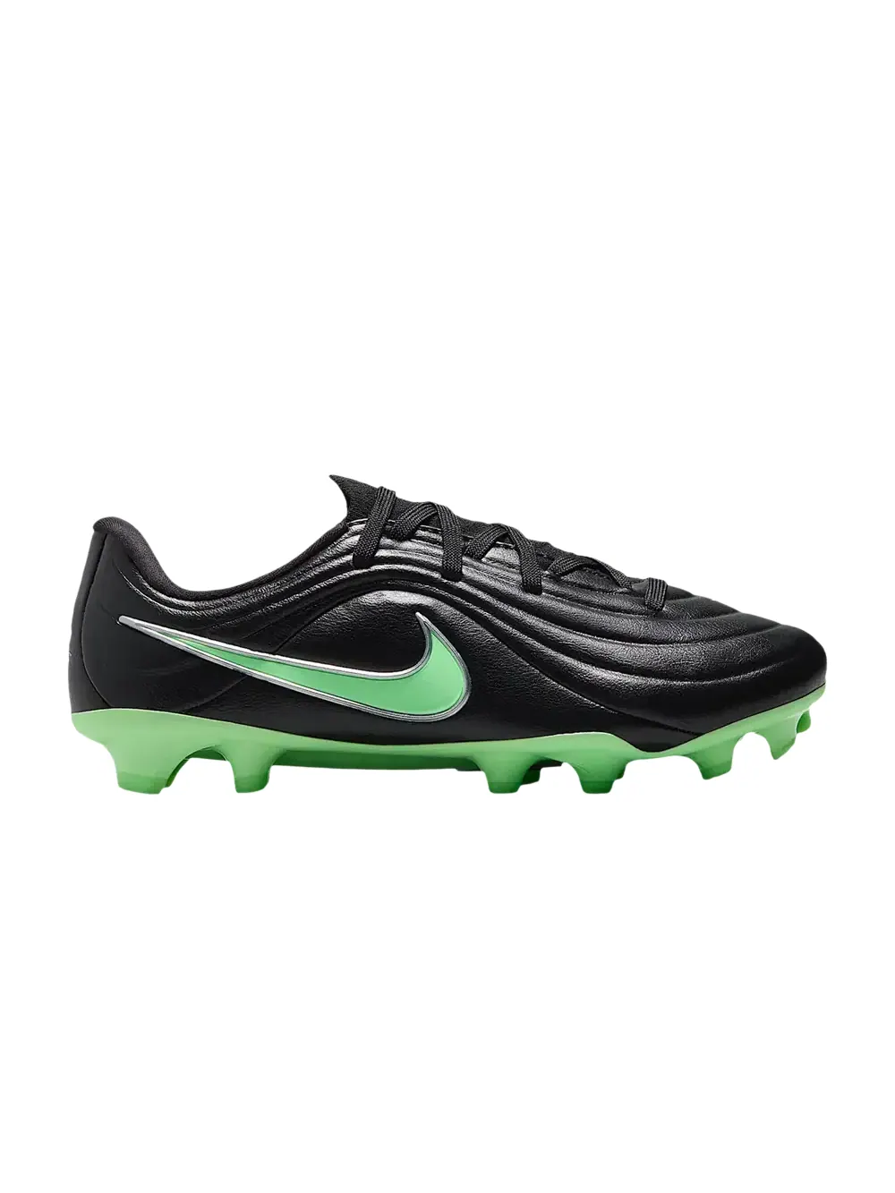 Бутсы Nike Jr. Tiempo Maestro Academy MG Low PS — изображение 1 из 1, черный/черный/зеленый