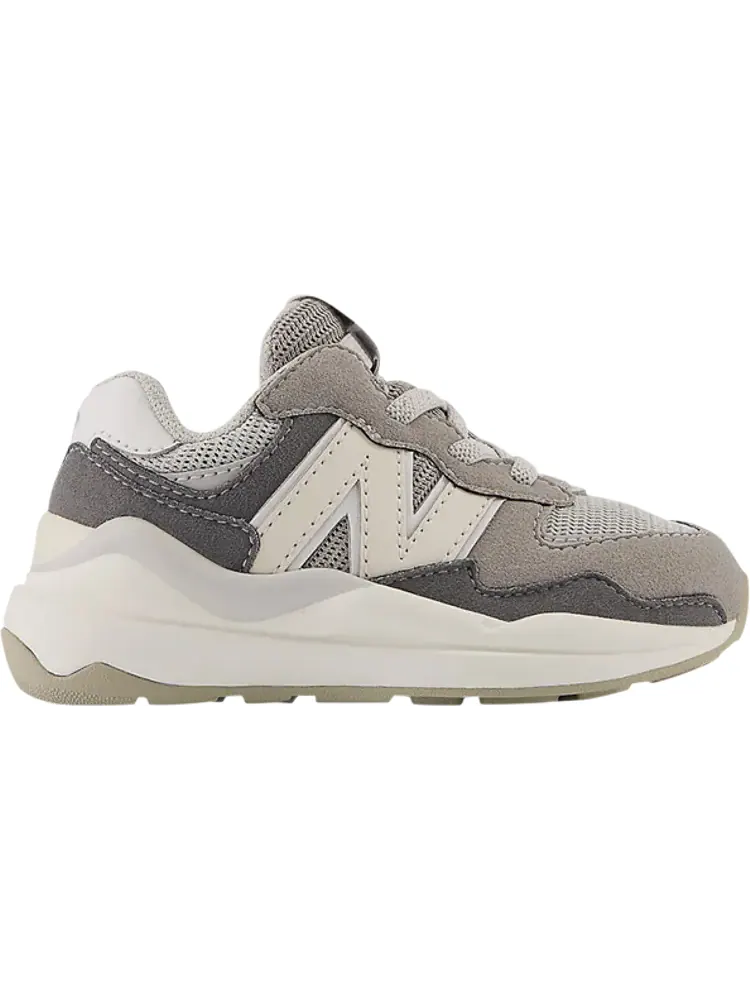 Кроссовки New Balance 57/40 Bungee Toddler Wide 'Castlerock Moonbeam' — изображение 1 из 1, серый
