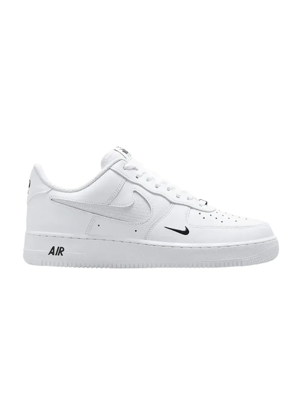 Кроссовки Nike Air Force 1 White Black — изображение 1 из 1, белый/черный/серебристый