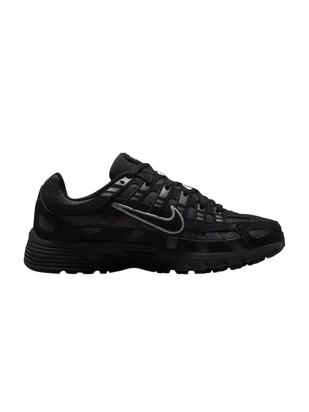 Кроссовки Nike P-6000 GS — изображение 1 из 1, черный/серебристый