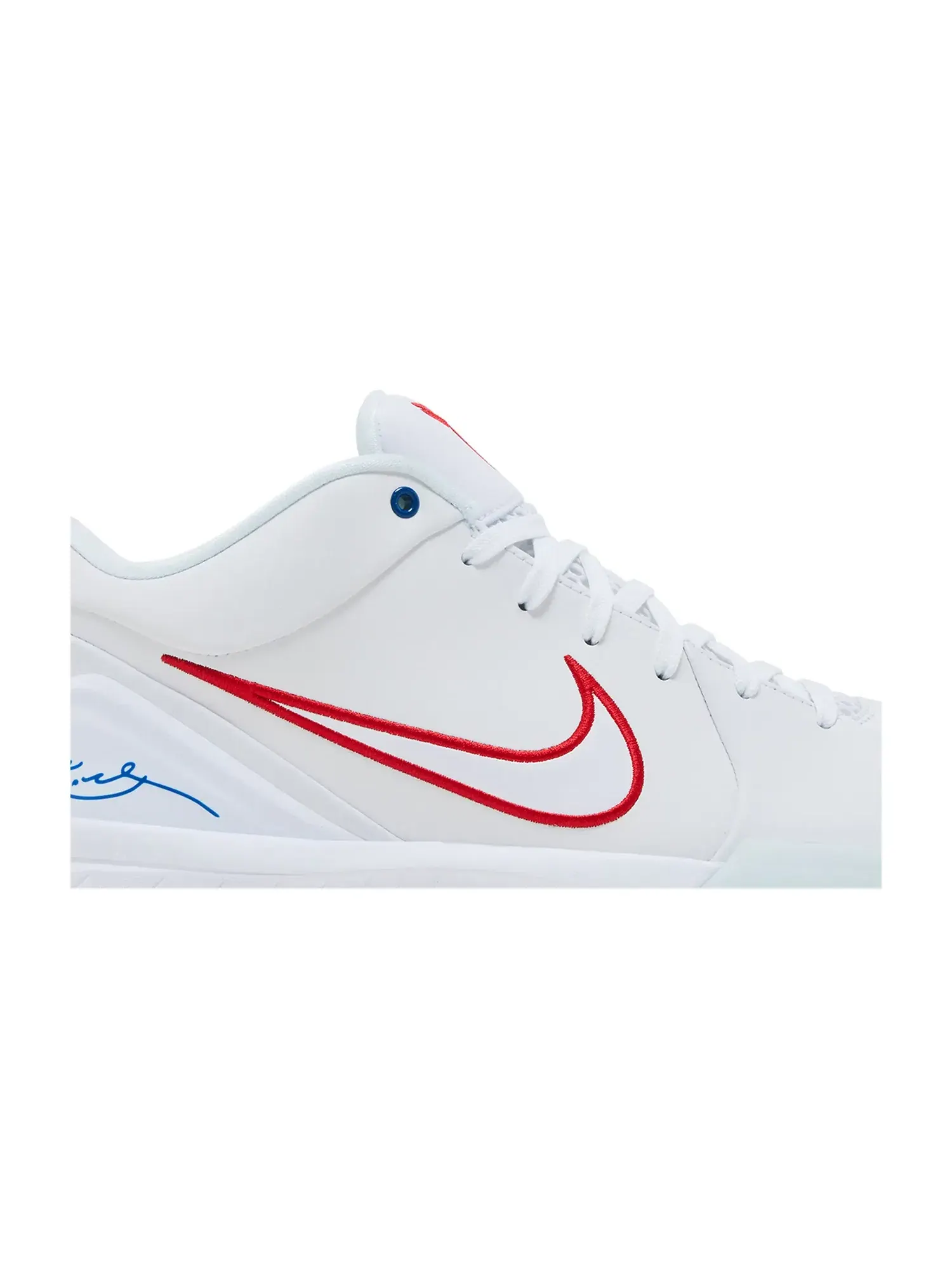 Кроссовки Nike Kobe 4 Protro "Draft Day Pack - Philadelphia 76ers" — изображение 2 из 8, белый/синий