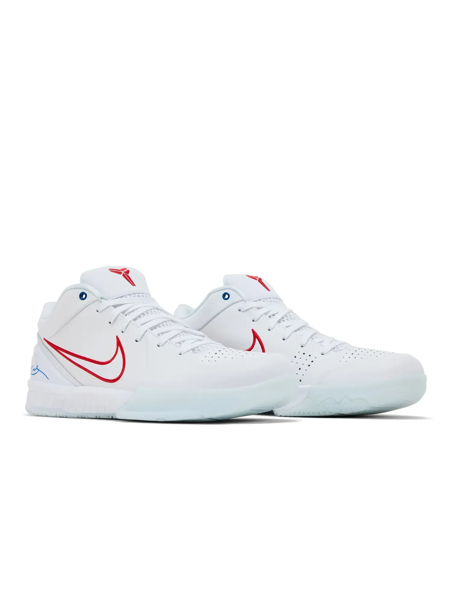 Кроссовки Nike Kobe 4 Protro "Draft Day Pack - Philadelphia 76ers" — изображение 8 из 8, белый/синий