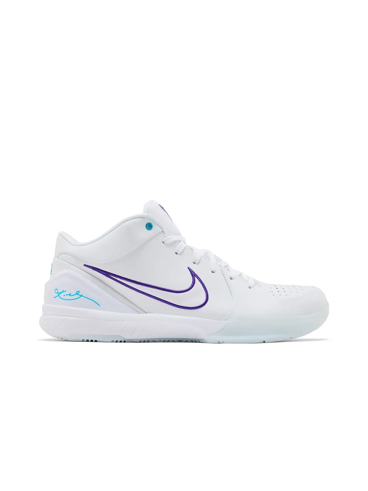Кроссовки Nike Kobe 4 Protro "Draft Day Pack - Charlotte Hornets" — изображение 1 из 8, белый/синий-фиолетовый