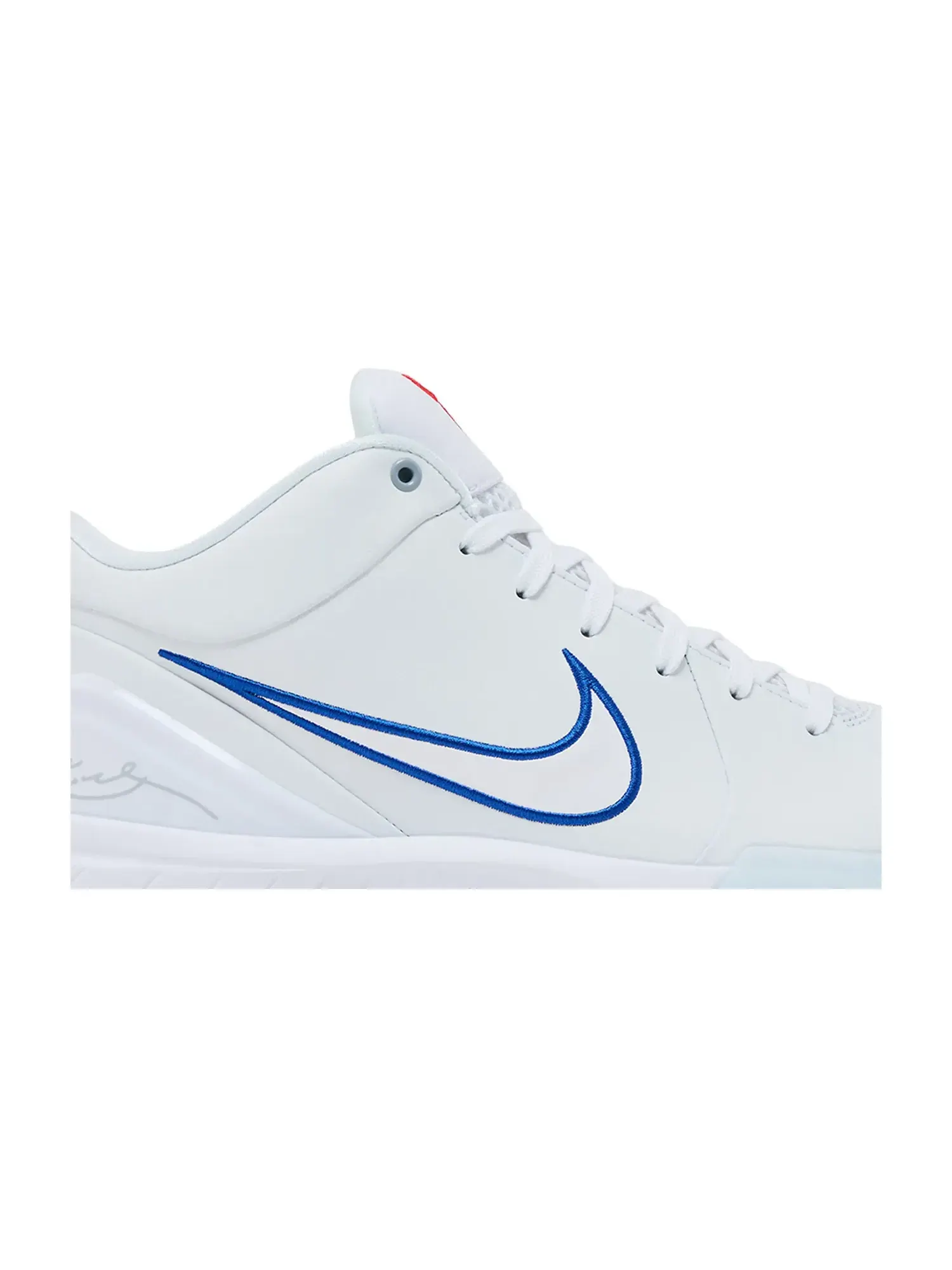 Кроссовки Nike Kobe 4 Protro "Draft Day Pack - New Jersey Nets" — изображение 2 из 8, белый/синий/фиолетовый