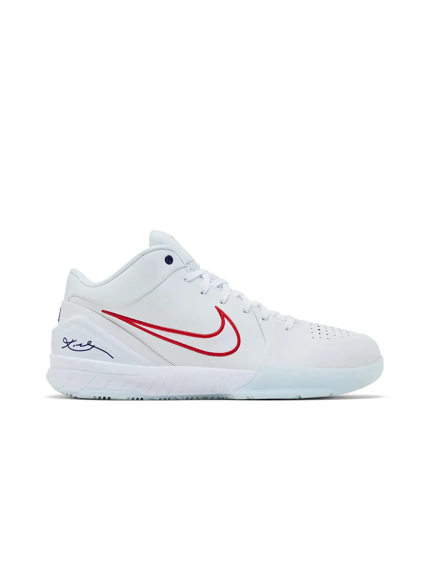 Кроссовки Nike Kobe 4 Protro "Draft Day Pack - Toronto Raptors" — изображение 1 из 8, белый/синий