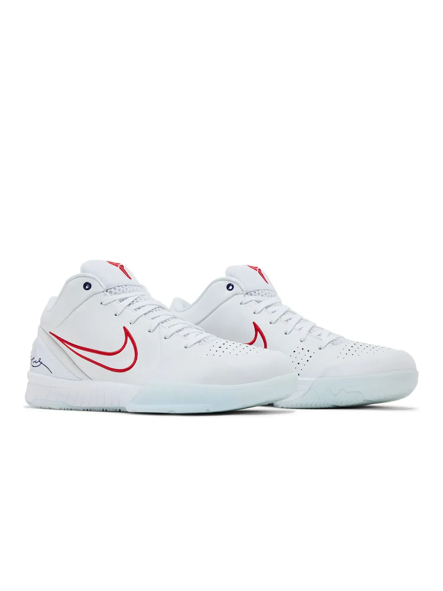 Кроссовки Nike Kobe 4 Protro "Draft Day Pack - Toronto Raptors" — изображение 8 из 8, белый/синий