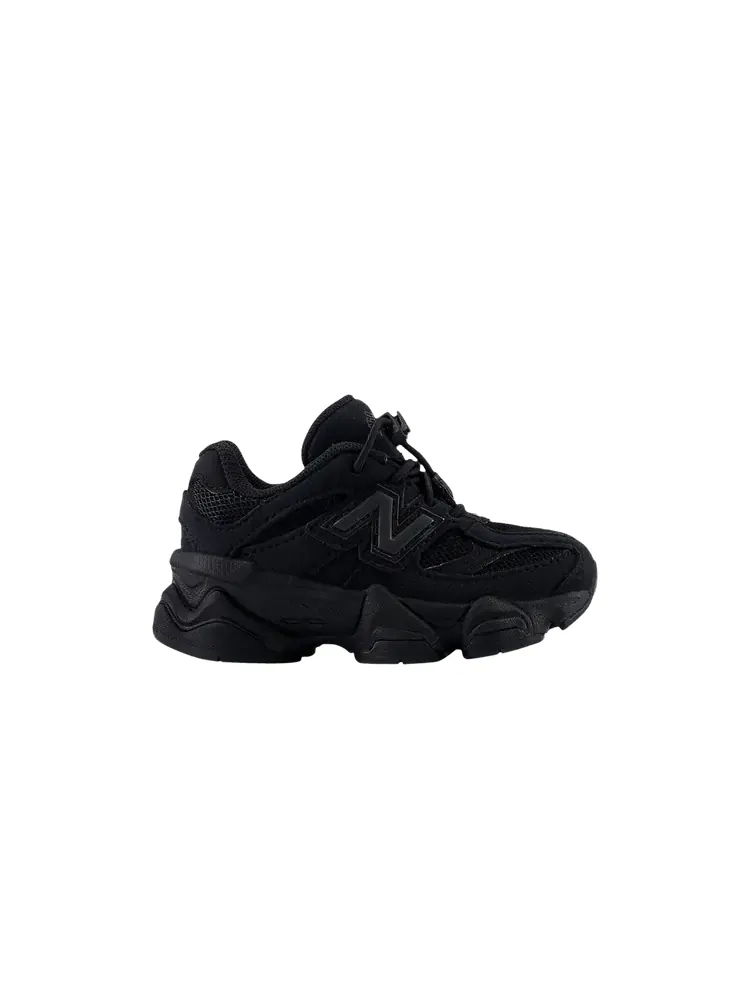 Кроссовки New Balance 9060 Toddler Triple Black Suede — изображение 1 из 1, черный