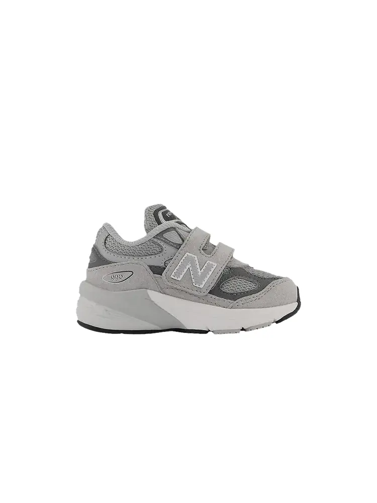 Кроссовки New Balance 990v6 Hook & Loop Toddler Wide 'Castlerock' — изображение 1 из 1, серый/серебристый