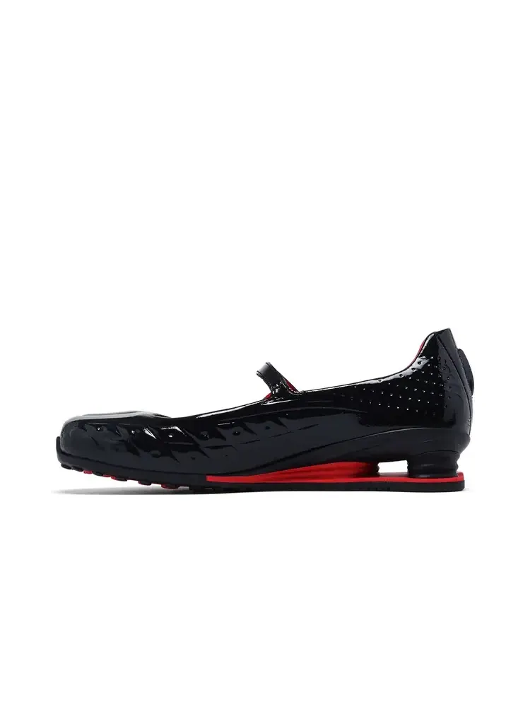 Кроссовки LABELHOOD x Nike Wmns Shox Z Calistra — изображение 3 из 8, черный красный