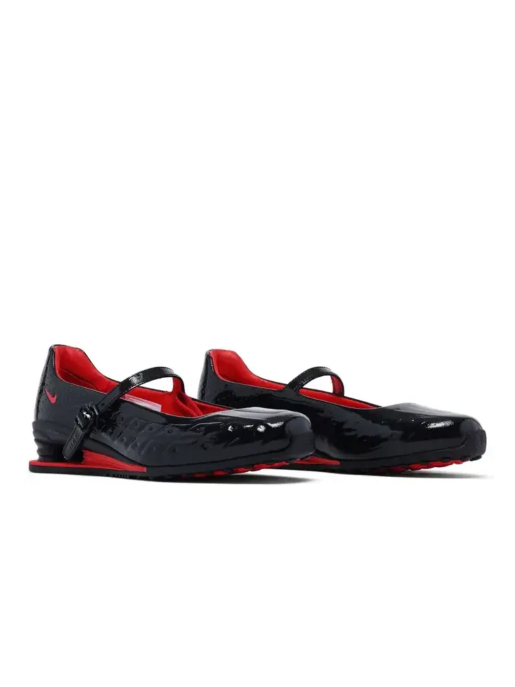 Кроссовки LABELHOOD x Nike Wmns Shox Z Calistra — изображение 8 из 8, черный красный