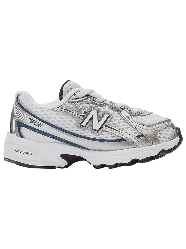 Кроссовки New Balance 740 Bungee Lace Toddler 'Navy White' — изображение 1 из 1, белый