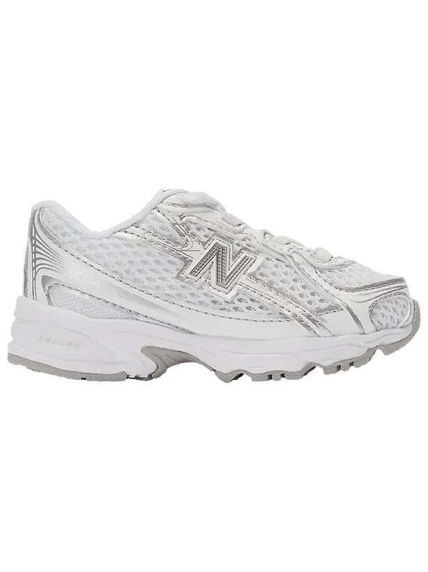Кроссовки New Balance 740 Bungee Lace Toddler 'White Silver Metallic' — изображение 1 из 1
