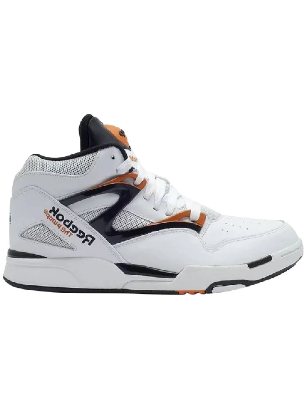 Кроссовки Reebok Pump Omni Lite — изображение 1 из 1, белый/черный/оранжевый