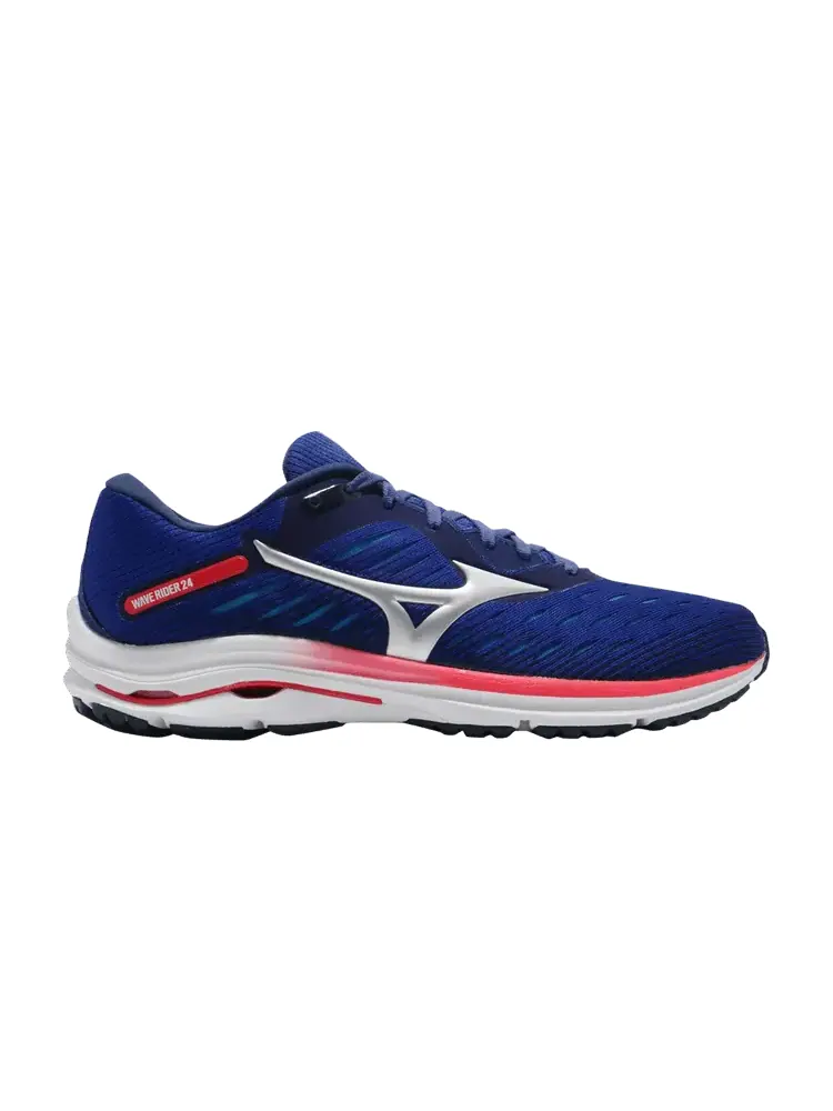 Кроссовки Mizuno Wave Rider 24 'Arctic Ice Pink' — изображение 1 из 1, синий//розовый