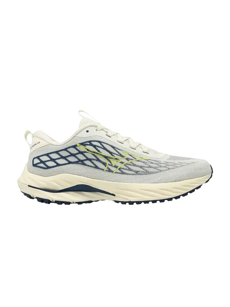 Кроссовки Mizuno Wave Inspire 20 SSW Off White Dark Blue — изображение 1 из 1, белый темный синий